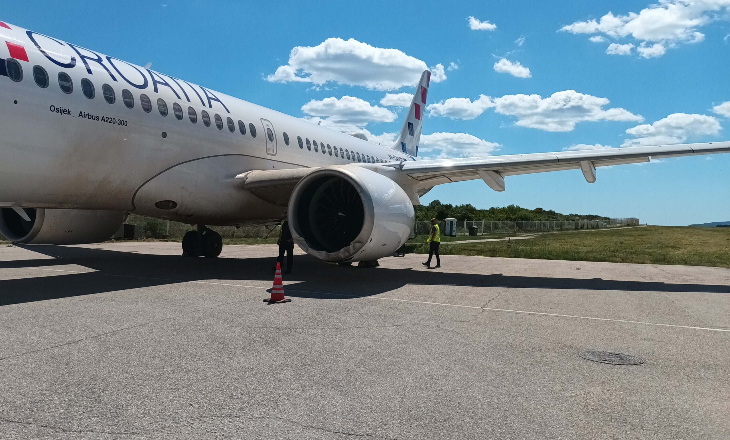 Ozbiljna nezgoda zrakoplova Airbus 220-300, reg. oznake 9A-CAN, Zračna luka Split, 16. svibnja 2026.